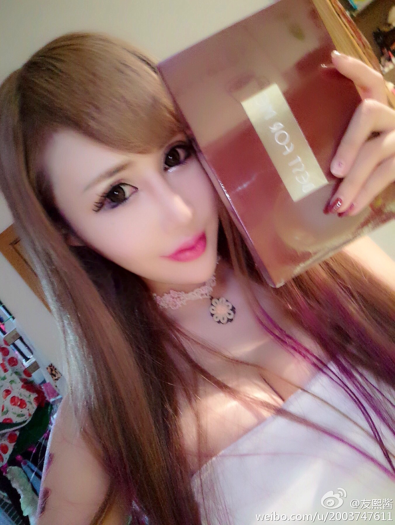 G罩美胸 火爆的辣子 友熙酱 微博自拍破解私密图片 1